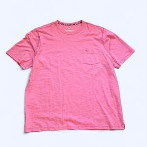 Tommy Bahama Pink Pocket T-Shirt XL